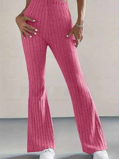 Pantalon flare élégant pour femme Tendance printemps