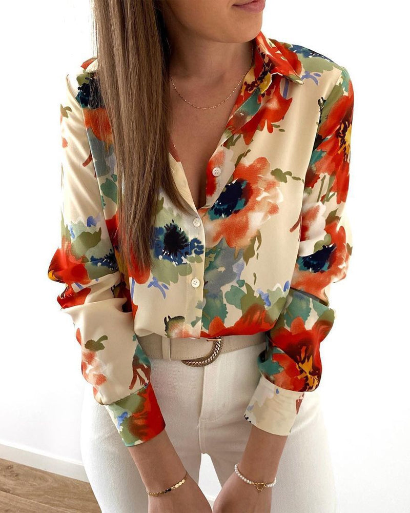 Blouse stylée avec imprimé sympa