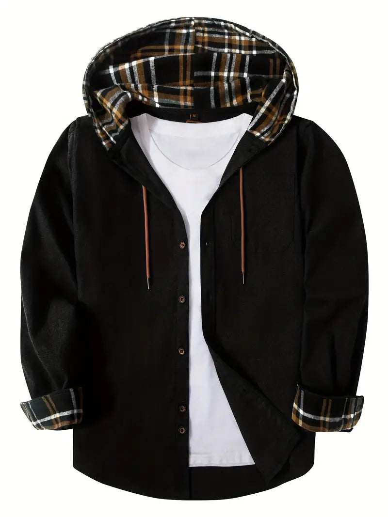 Veste à carreaux rétro moderne pour hommes