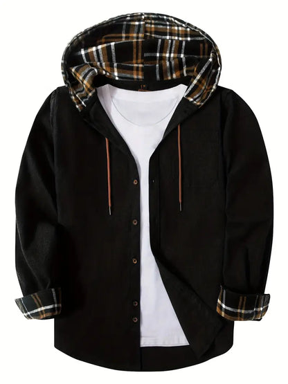 Veste à carreaux rétro moderne pour hommes