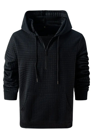 Sweat à capuche léger gaufré pour homme Sportif