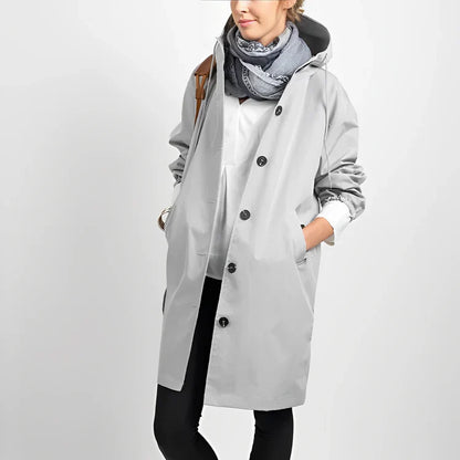 Veste d'extérieur imperméable avec capuche