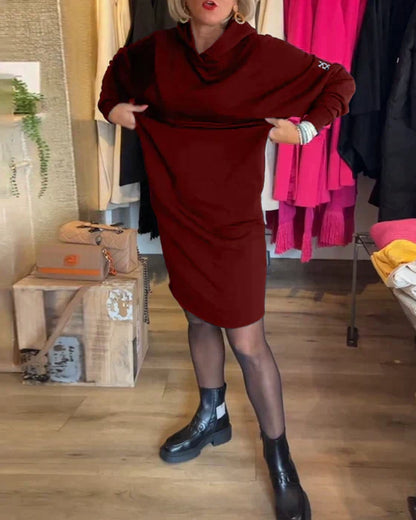 Robe pratique avec capuche et poches