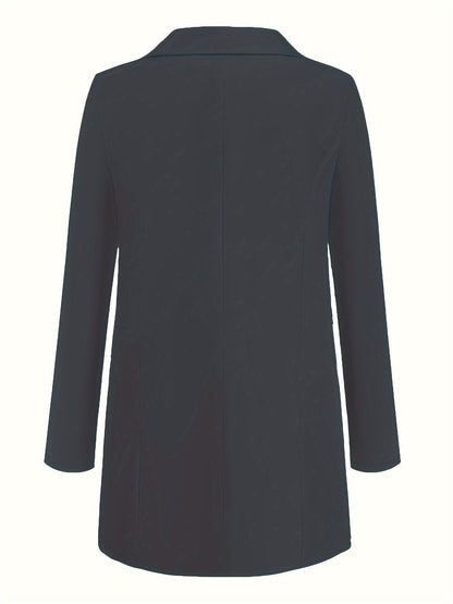 Eleganter Damenblazer Lang Modern Business - IdealeKleiden