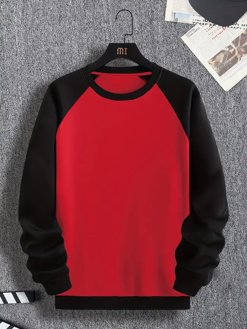 Pull col rond décontracté Homme Tendance Casual