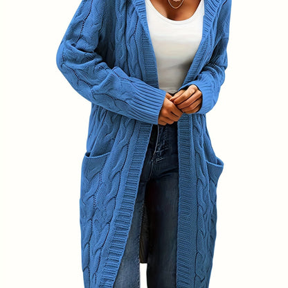 Veste à capuche femme longue élégante
