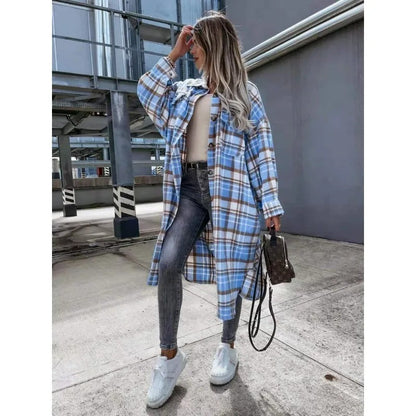 Chemise en flanelle à carreaux moderne