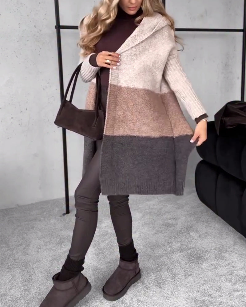 Robe d'hiver avec capuche chaude