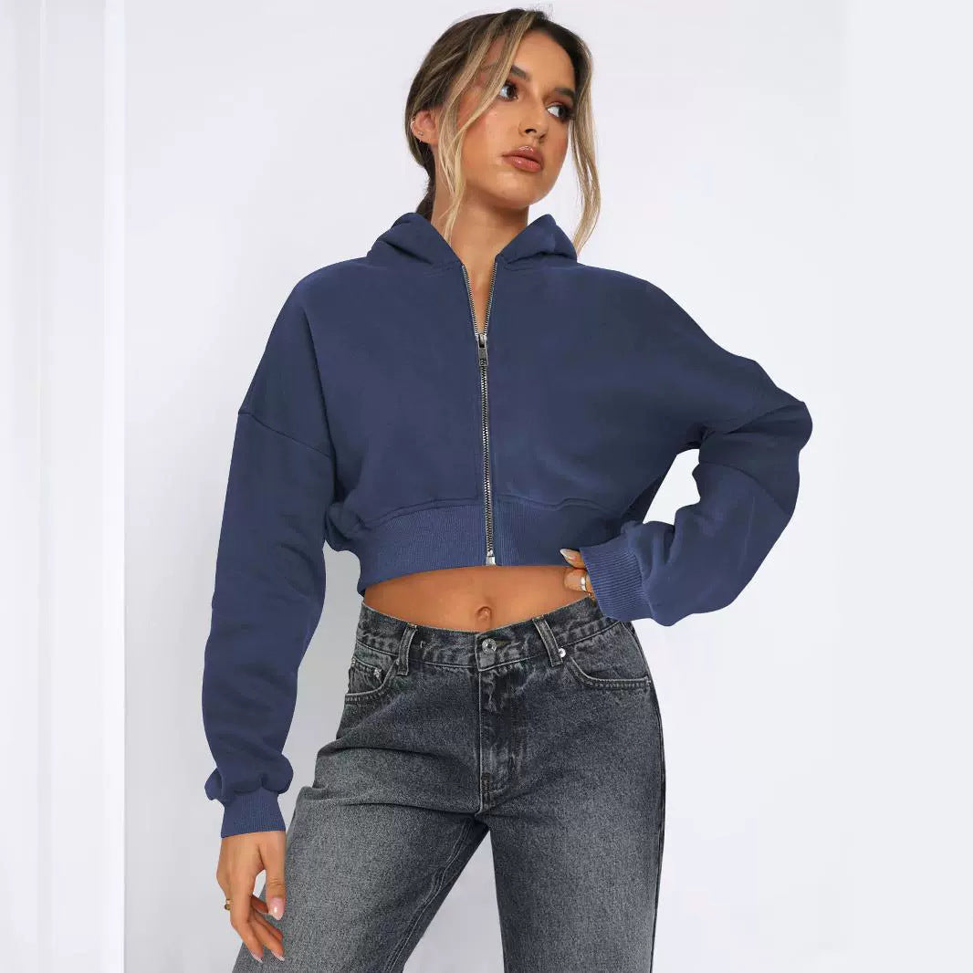 Veste polaire douce avec fermeture éclair
