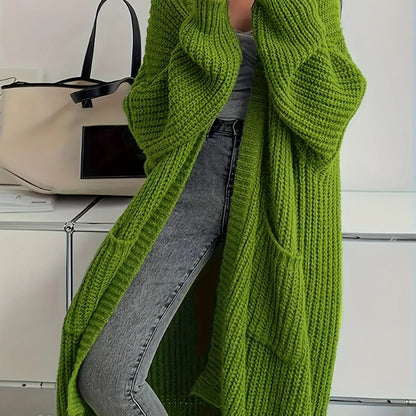 Cardigan en maille élégant pour femme avec ceinture