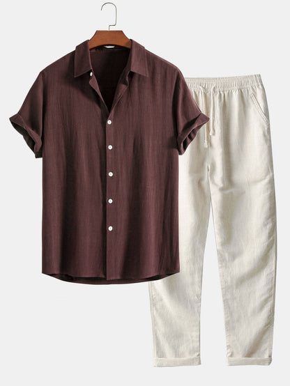 Tenue d'été élégante pour homme