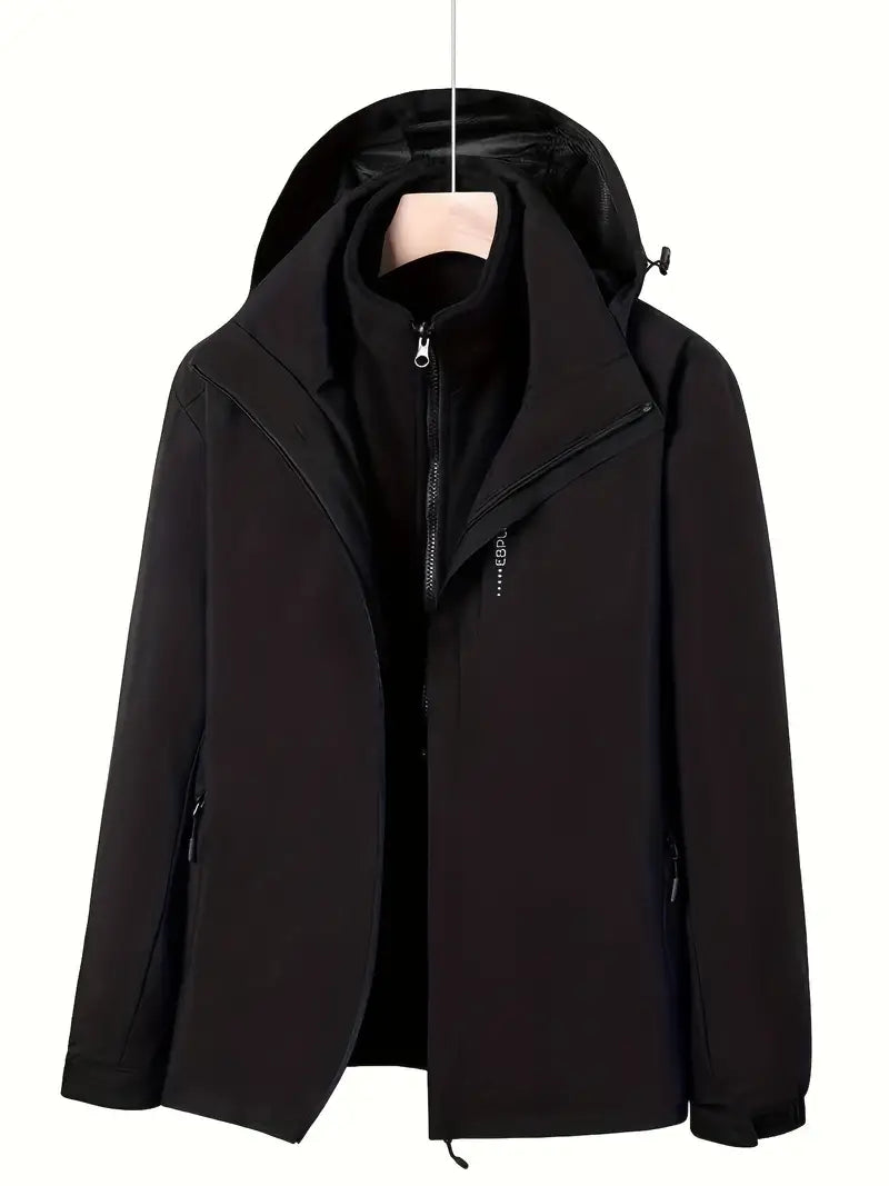 Veste à capuche pour hommes imperméable sportive