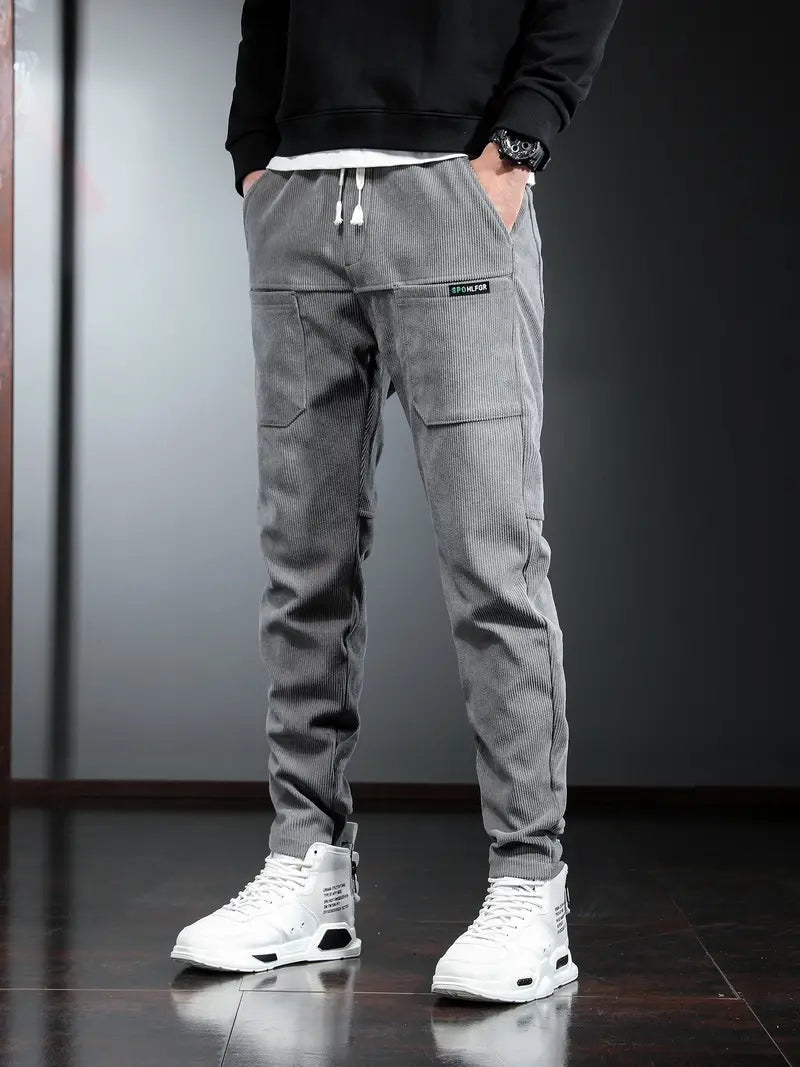 Pantalon de jogging élégant avec poches pour homme