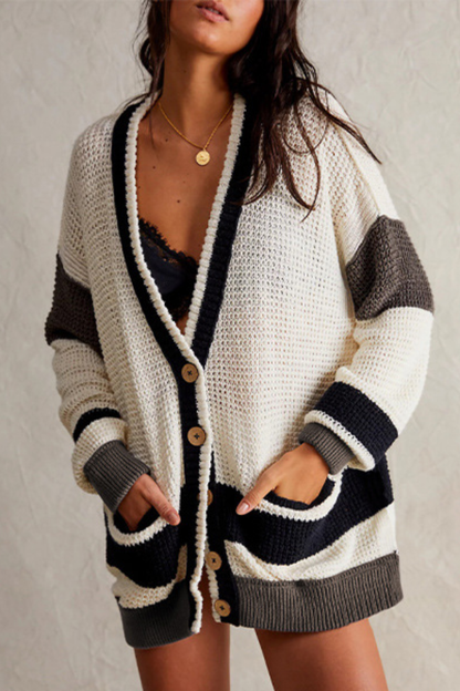 Grand Cardigan Oversize Pullover Coloré