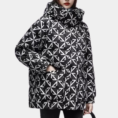 Élégante veste d'hiver rembourrée pour femme