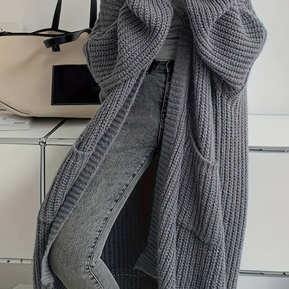 Cardigan en maille élégant pour femme avec ceinture