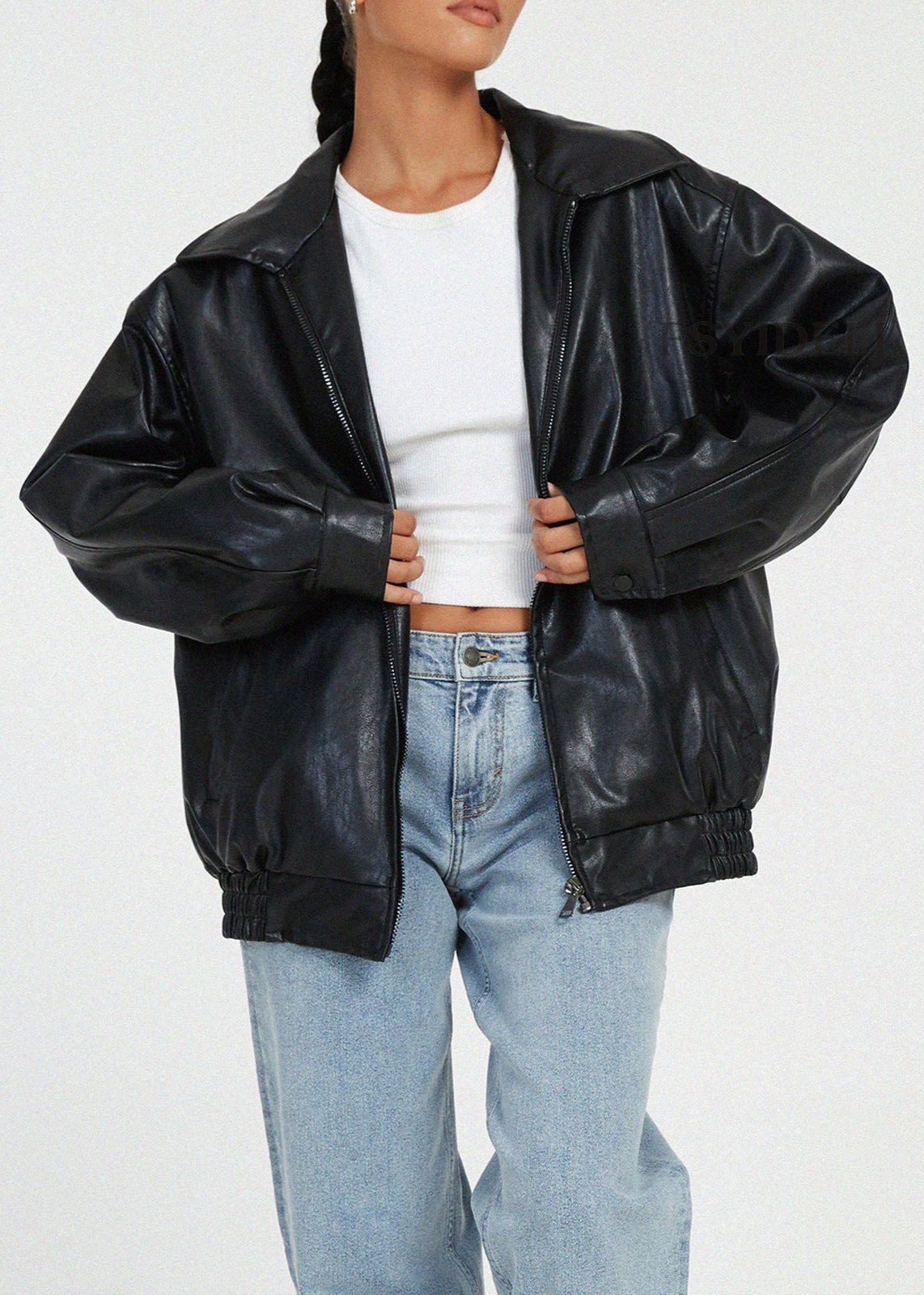 Blouson de cuir style locomotive cool