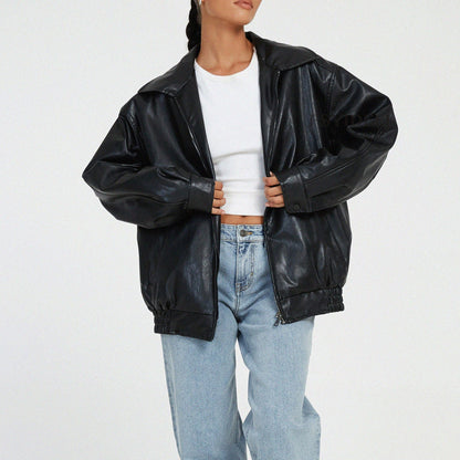 Grande veste femme coupe oversize style moderne