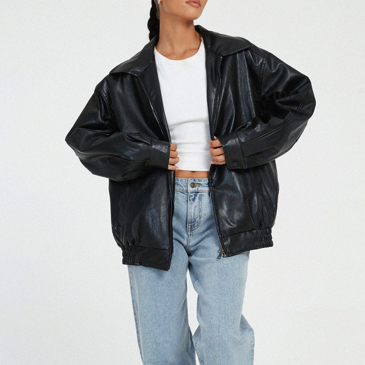Grande veste femme coupe oversize style moderne