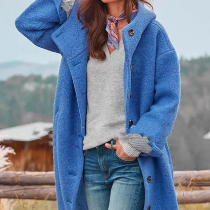 Veste d'hiver chaude élégante femme grande taille