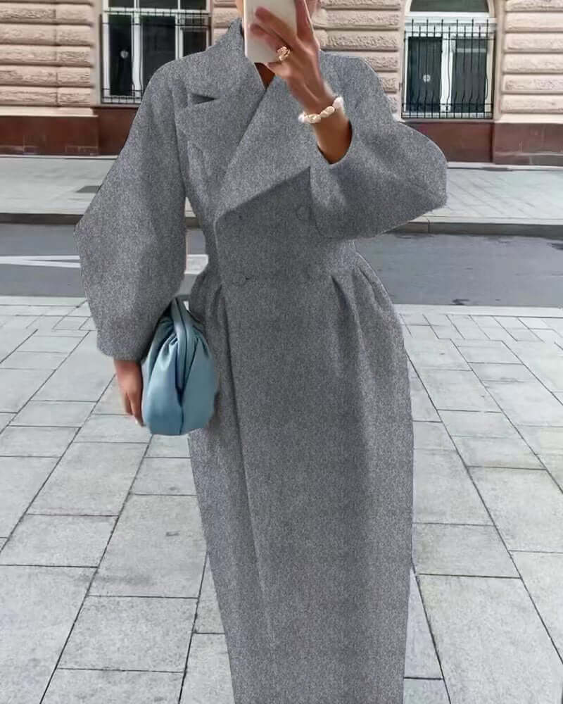 Manteau élégant pour femme Manches longues Style hivernal
