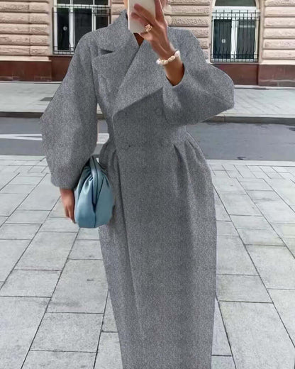 Manteau élégant pour femme Manches longues Style hivernal