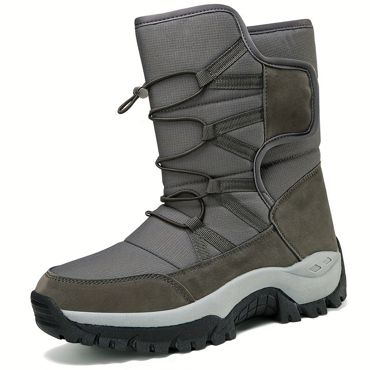 Bottes thermiques en daim chaud pour homme