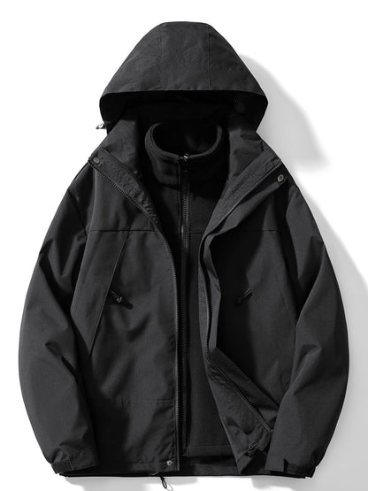 Veste d'hiver pratique 3-en-1 femme automne