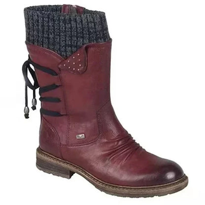 Bottines d'hiver élégantes à lacets