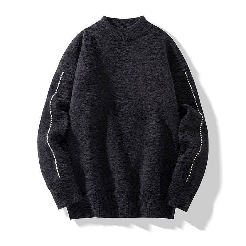 Stilvolle Strickpullover mit Stehkragen - IdealeKleiden