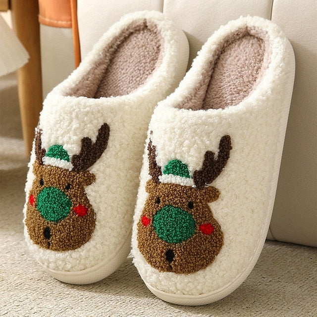 Chaussons confortables pour femmes à motif animalier