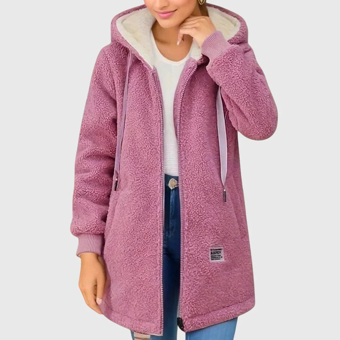 Veste polaire femme chaude élégante hiver