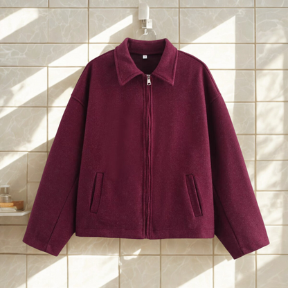 Veste courte femme mode col dentelle