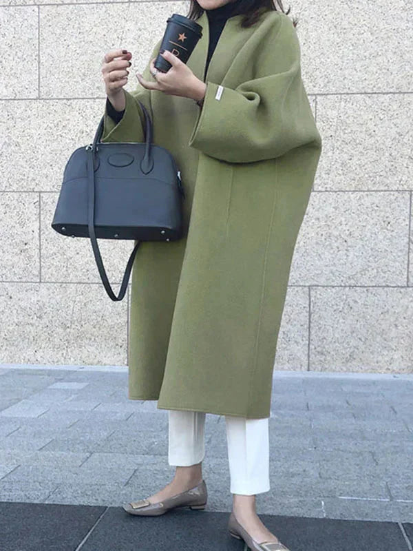 Lisi - Manteau long en laine élégant pour femme