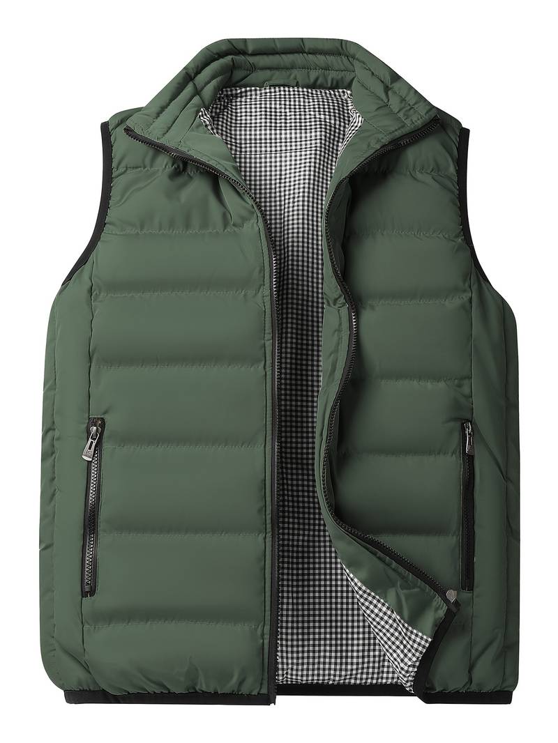 Gilet matelassé homme, chaud et isolant