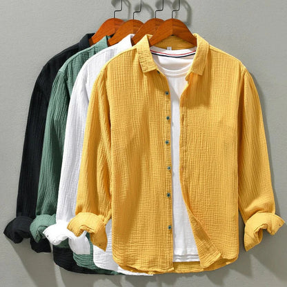 Chemise élégante en coton pour homme
