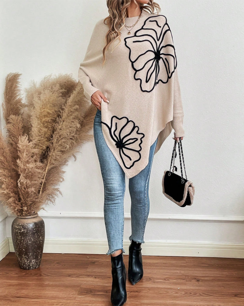 Veste sweat douillette manches chauve-souris