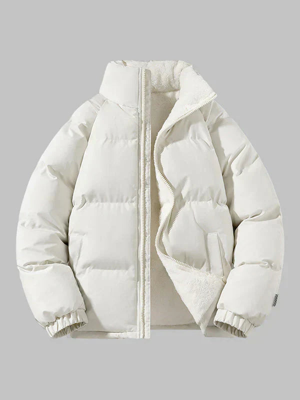 Pull matelassé chaud en polaire pour hommes