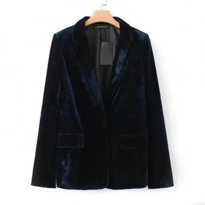 Blazer élégant pour femme effet velours