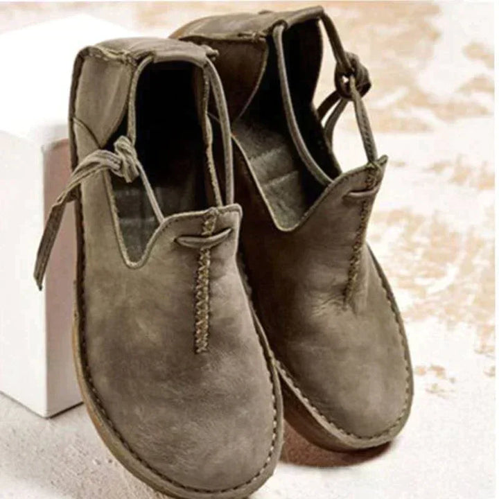 Bottes en cuir d'automne pour femme
