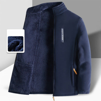 Robe d'hiver chaude doublée polaire moderne