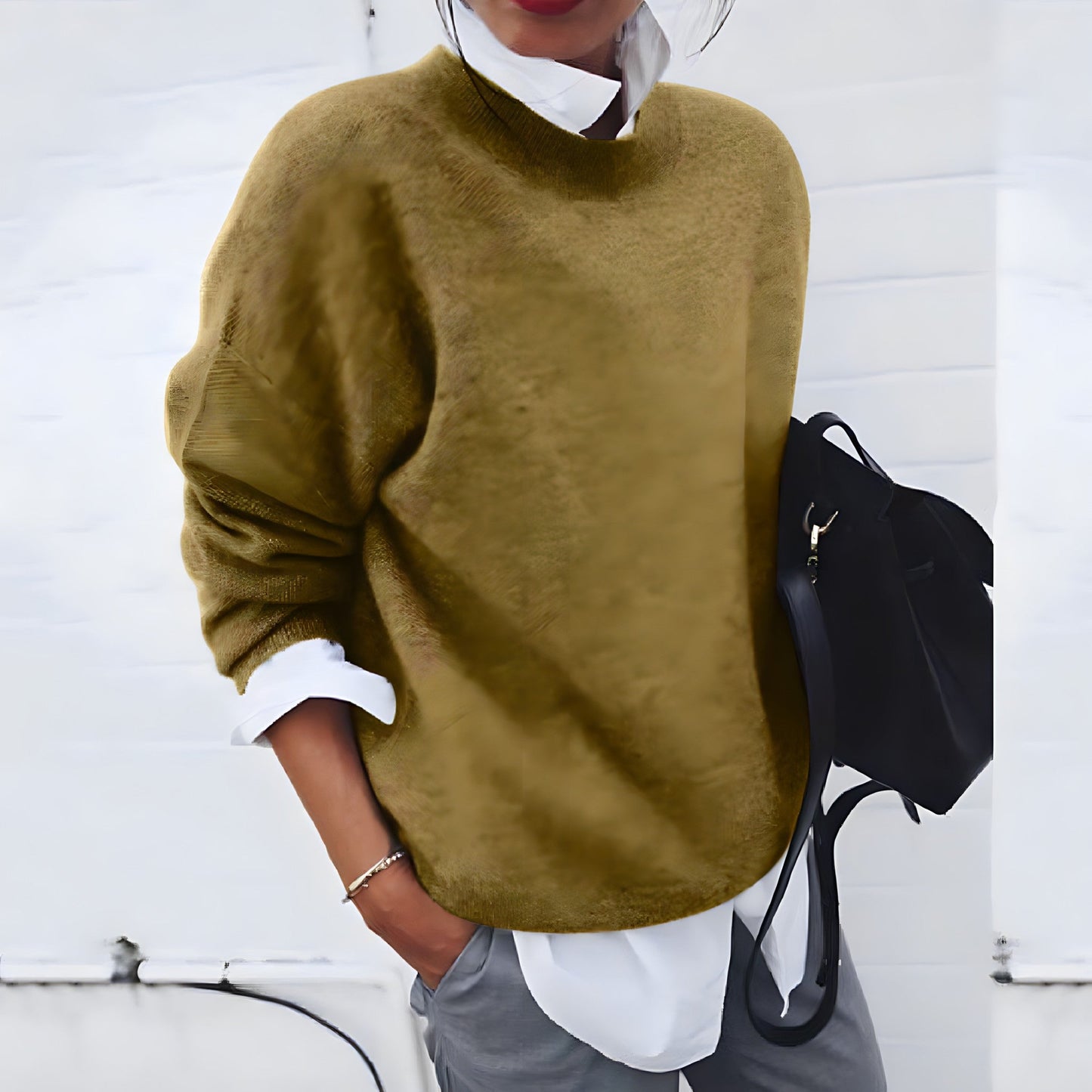 Pull en cachemire de luxe doux et confortable