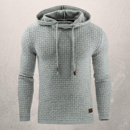 Sweat-shirt à capuche élégant en tricot ajusté