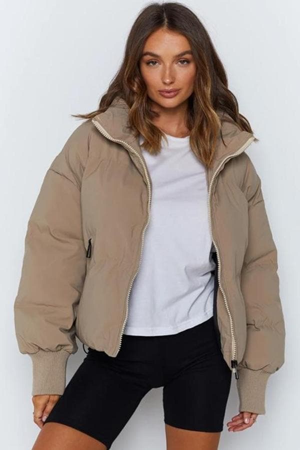 Doudoune matelassée oversize chaude pour l'hiver