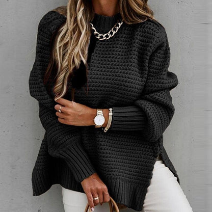 Grands pulls tricotés femme doux chaud amples