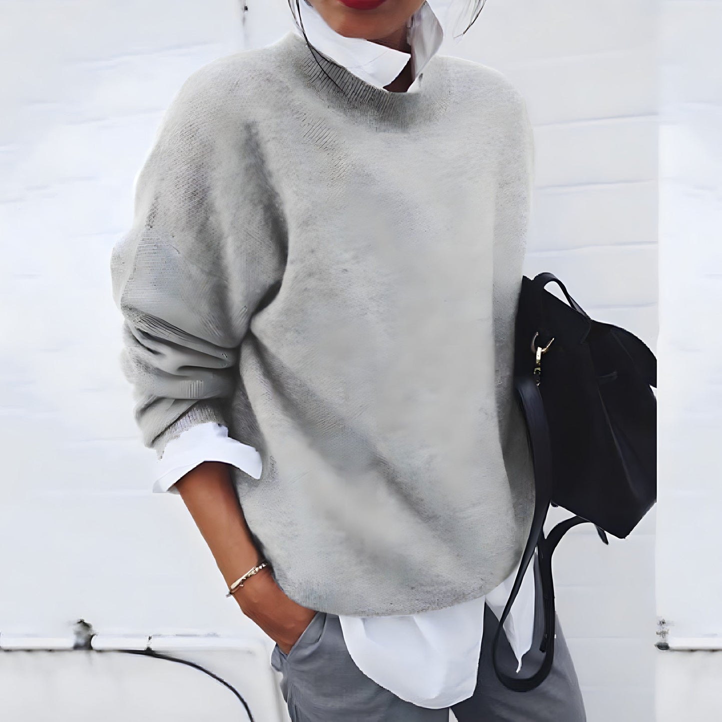 Pull en cachemire de luxe doux et confortable