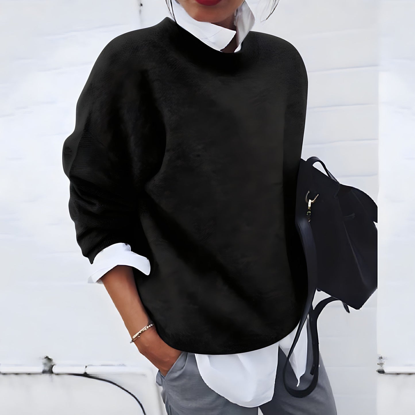Pull en cachemire de luxe doux et confortable