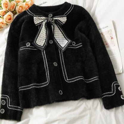 Gemütliche Cropped Weste Modern & Chic - IdealeKleiden