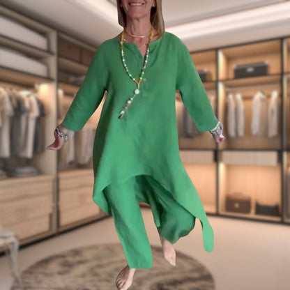 Ensemble deux pièces oversize décontracté femme
