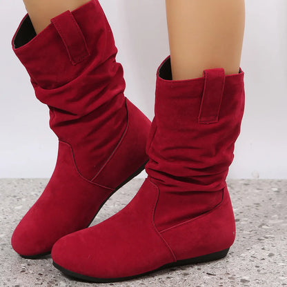 Bottes d'hiver chaudes à plateforme à bout rond